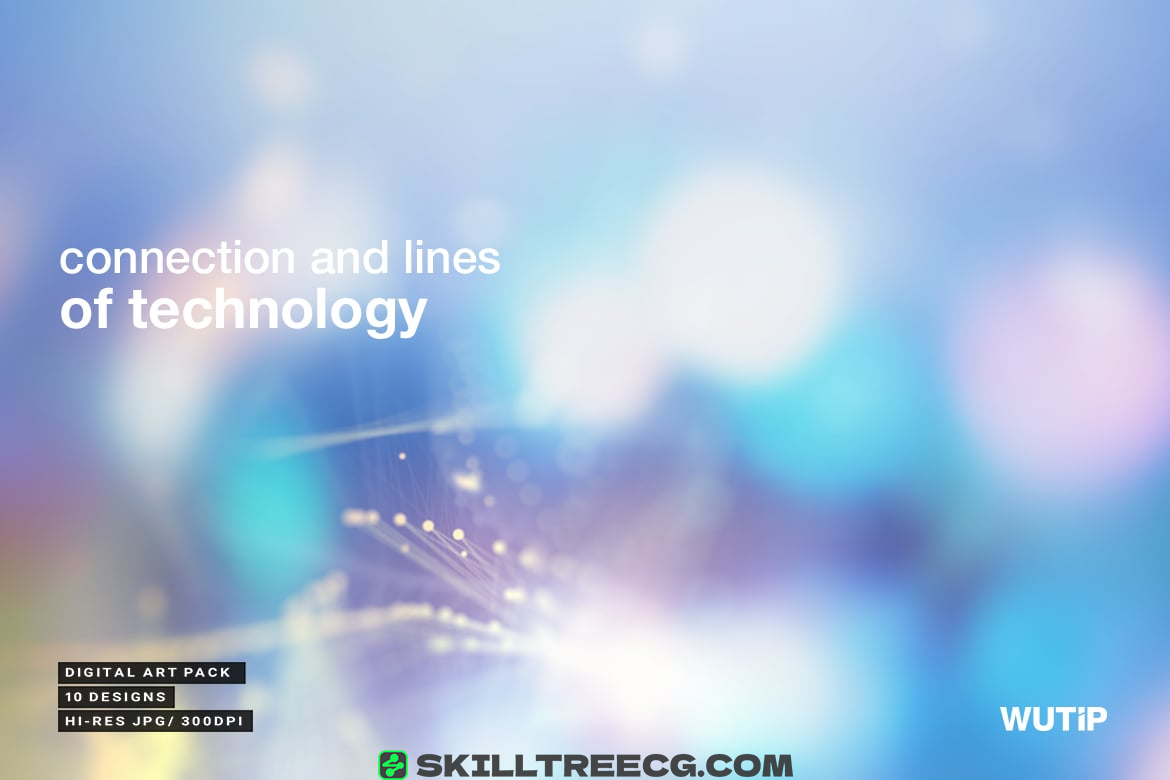 图片[5]-Connection and lines of technology backgrounds（300194）-技能树
